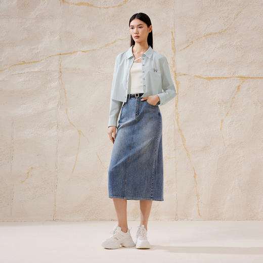 【特惠不退货】伊芙丽秋衬衫1E7122061 商品图3