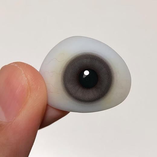 LUNARCON 茶茶小灰 月抛 两片 14.5mm 参考着色 13.8mm 基弧 8.6 含水 42% 新锐国货 商品图4