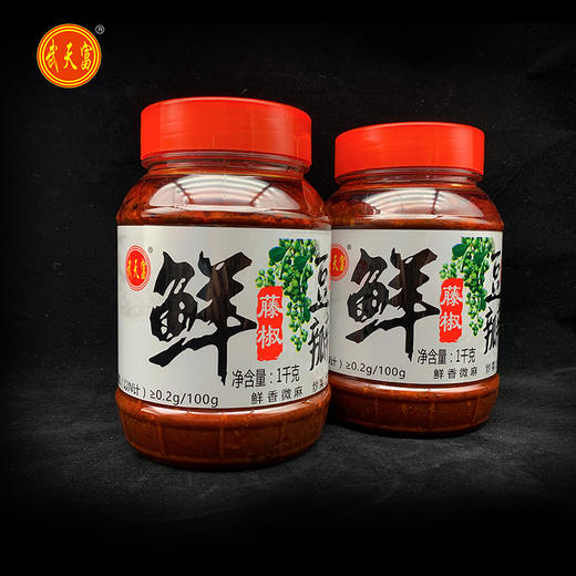 泸州两年晒场自然发酵藤椒豆瓣酱 商品图1