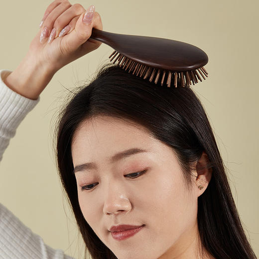 初心| 实木黑檀水滴梳 商品图4