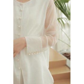 【抖音专属】圆领小衫（24710177山矾）