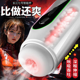 美洲豹长江七号伸缩吮吸震动发音加温飞机杯男用自慰器具阴茎抽插