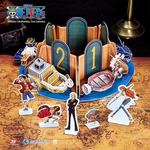 乐立方航海王士兵船坞五件套立体拼接模型玩具 商品图0