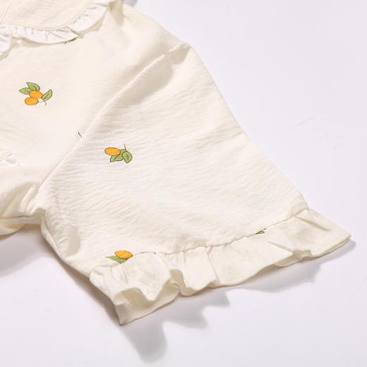 都市丽人生活家居春夏睡衣女软绵绵家居服薄款短袖七分裤女士套装LH41A3 商品图6