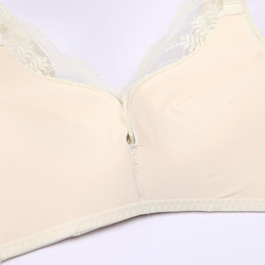 都市丽人舒软挺塑轻塑调整型内衣女蕾丝塑身AB杯3/4杯加厚文胸无钢圈四排扣LJ44C1 商品图5