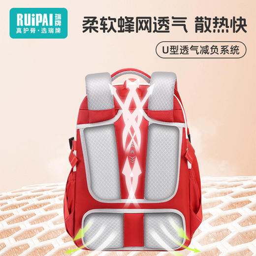 【开学季】新款减负护脊大容量书包  儿童小学初中书包男女童英伦风背包 商品图2