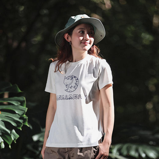 北极狐2024年春夏新品女士短款T恤户外速干微弹棉T恤01241238 商品图0