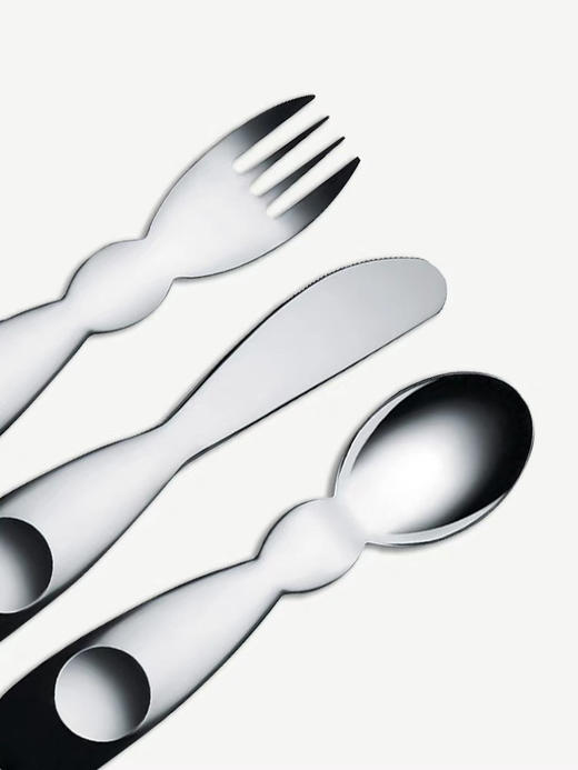 ALESSI/儿童餐具套装3件套卡通西餐刀叉勺杯辅食碗餐盘 商品图1