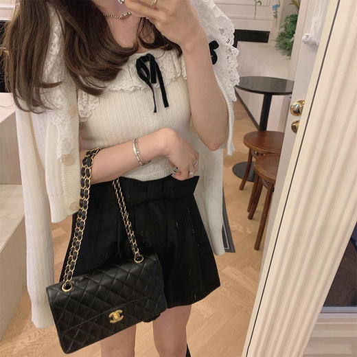 金蘑菇菇 进击的甜妹 / 我的小开衫 女友系法式复古甜心蕾丝开衫 商品图4