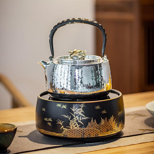 厂家直发/龙隐斋 好多鸟电陶炉 家用煮茶炉静音台式铁壶银壶烧水炉煮茶器 好多系列 商品图2