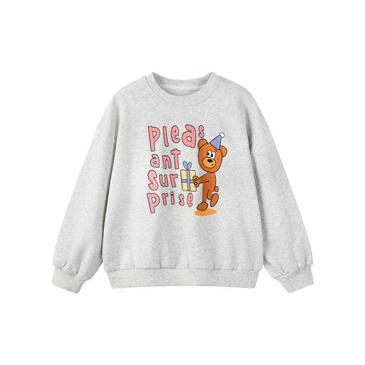 【59/任选 3件】糖果色多巴胺缤纷色彩男女童百搭休闲卫衣长T 商品图4