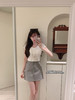 金蘑菇菇 娇俏美眉夏日半裙 高腰a字包臀半身裙设计感小众短裙夏 商品缩略图5
