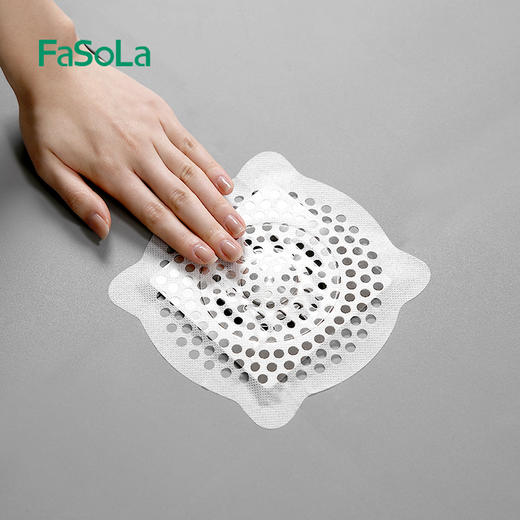 FaSoLa地漏滤网下水道过滤网卫生间浴室淋浴房防头发毛发拦发网 商品图6