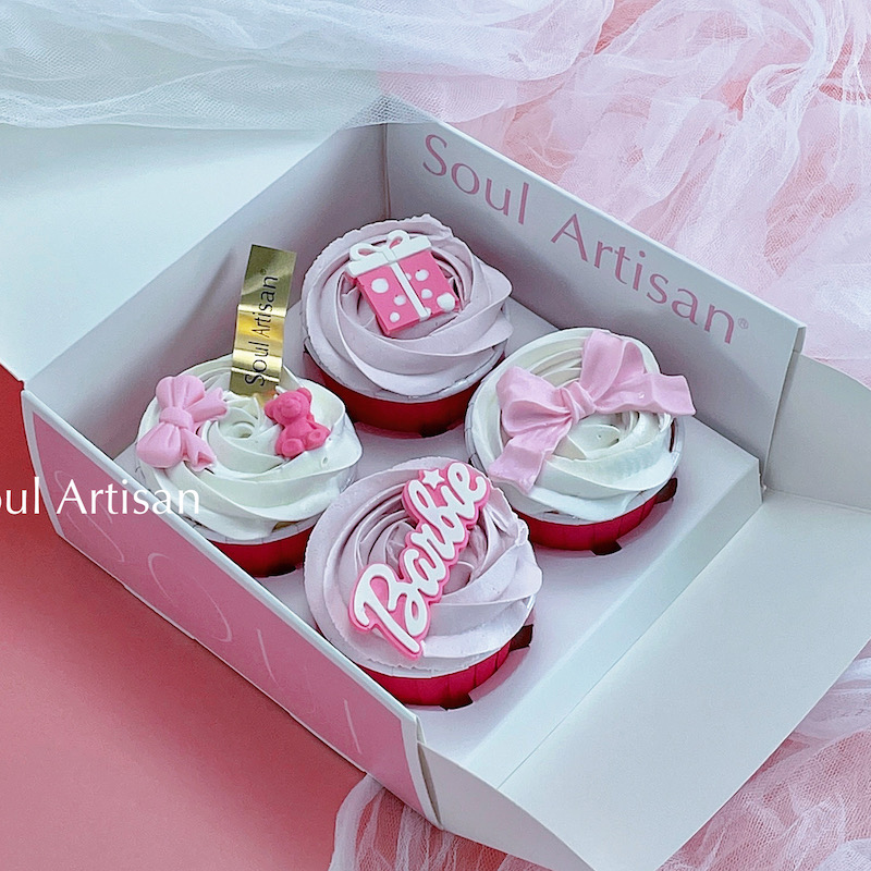 芭比主题两味Cupcake芭比主题（4个装）礼盒