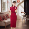 春秋季新款，红色结婚日常可穿敬酒服新娘年轻款新中式改良旗袍GSJ-811 商品缩略图1