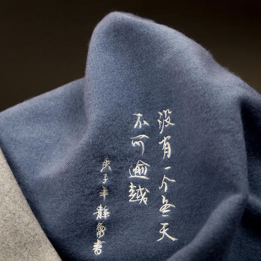 南周文创-“没有一个冬天不可逾越”围巾 徐静蕾手写款 （男女可戴） 商品图1