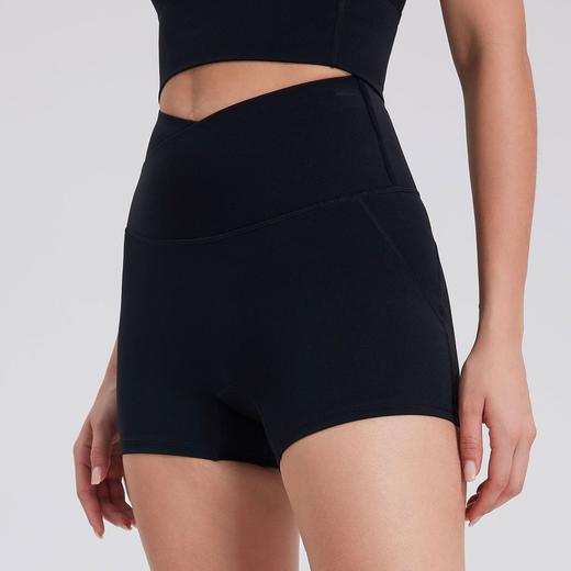 跃牌【禅语梵心】系列零感一片式瑜伽裤后口袋塑型短裤 DK2659 商品图3