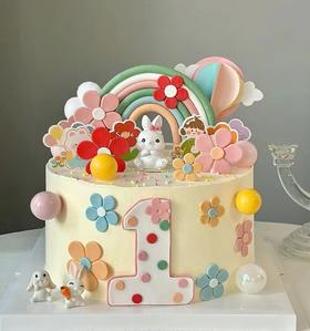 【生日蛋糕】兔子花园款