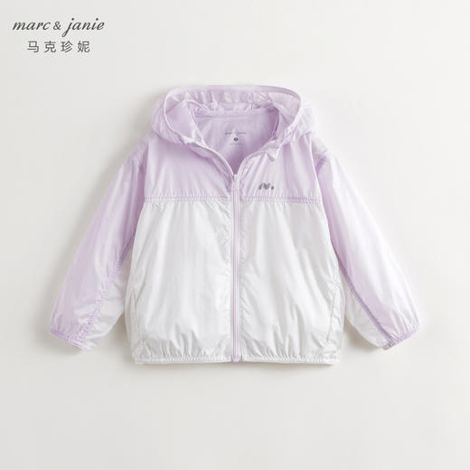 TG【防紫外线】马克珍妮男女童户外拼色透气防晒衣外套240626 商品图2