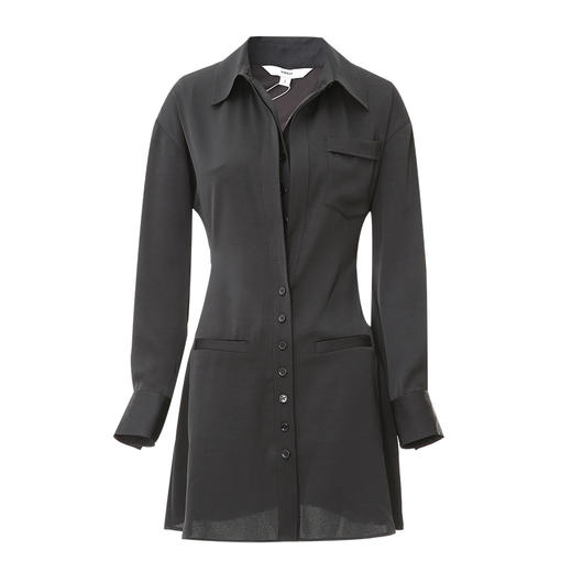 VIMAGE纬漫纪春季新款百搭显瘦衬衫连衣裙V2107737 商品图5