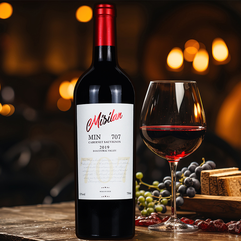 【支持定制】智利米仕兰707赤霞珠干红葡萄酒 思酒人