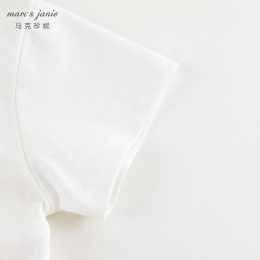 马克珍妮男童趣味机器人短袖T恤儿童纯棉上衣2024夏装新款240505 商品图6