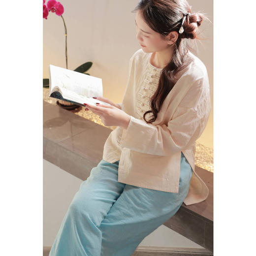 【线上专属】【清欢系列】直筒裤（24709081-云门） 商品图2