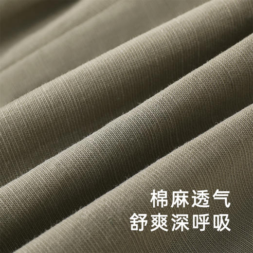 【商场同款】英氏童装连体衣男宝棉麻透气婴儿衣服夏季新款 商品图2