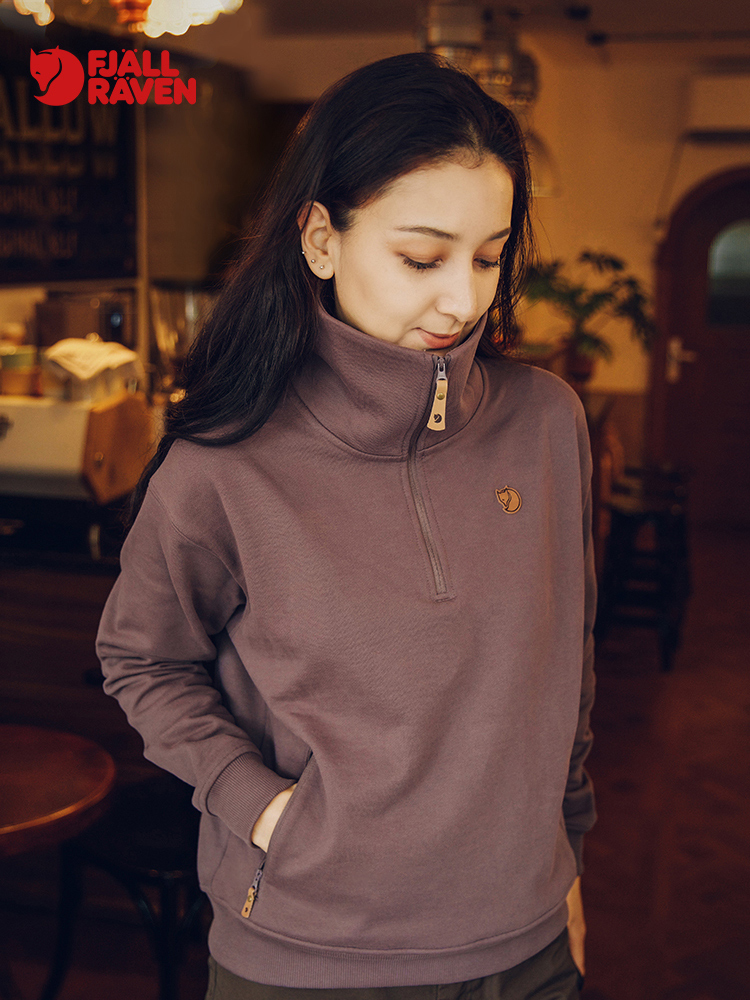 北极狐2024年新品防风保暖休闲套头卫衣女式亲肤抓绒衣04232212