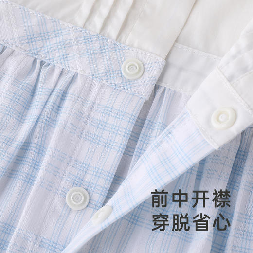 【商场同款】英氏婴儿衣服春夏透气纯棉男宝宝连体衣新款爬服 商品图2