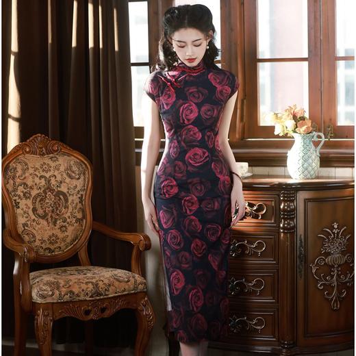 新款棉麻改良优雅复古中国风旗袍BJS9056 商品图2