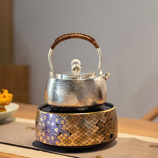 厂家直发/龙隐斋 好多花电陶炉 家用煮茶炉静音台式铁壶银壶烧水炉煮茶器 好多系列 商品图3