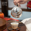臻宝堂银壶9999纯银泡茶壶纯手工锤纹经典竹节小壶家用茶具足银高端茶壶 竹节小壶 容量约 200ml 重约146g 商品缩略图4