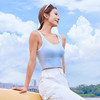 都市丽人抹胸女罗纹棉背心无尺码固定模杯长抹胸棉质长抹胸无钢圈无排扣LV42A4 商品缩略图2