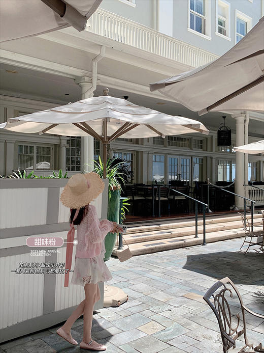 金蘑菇菇  甜味 /镂空针织开衫温柔甜美防晒空调衫上衣 商品图0