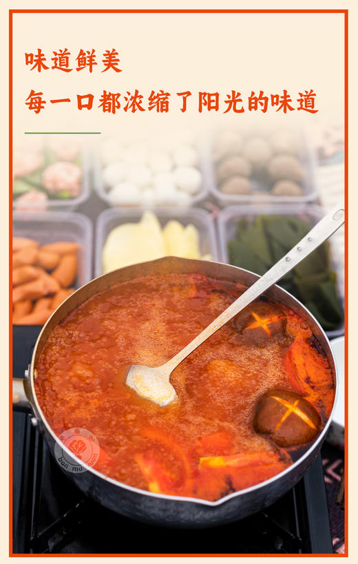 番茄汤锅底料150g*4袋【产地直发】@半亩园 商品图2