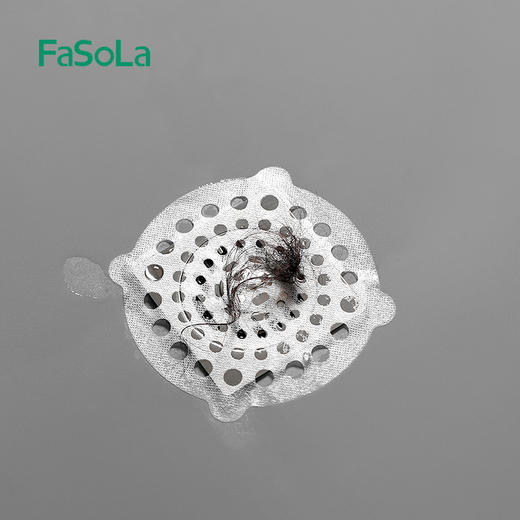FaSoLa地漏滤网下水道过滤网卫生间浴室淋浴房防头发毛发拦发网 商品图7