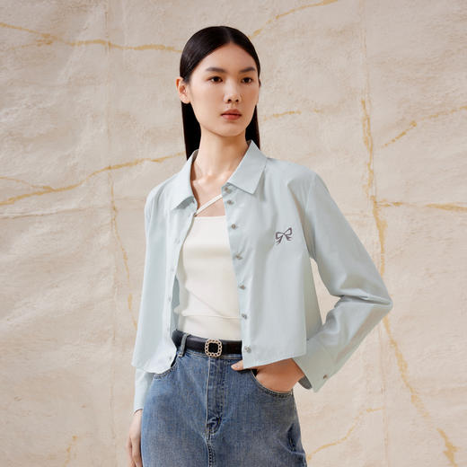 【特惠不退货】伊芙丽秋衬衫1E7122061 商品图0