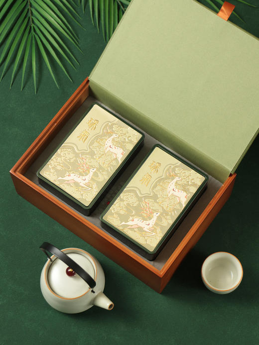 瑞气竹盒（合规版）【2方罐•绿】48元一套 /一件16套 商品图4