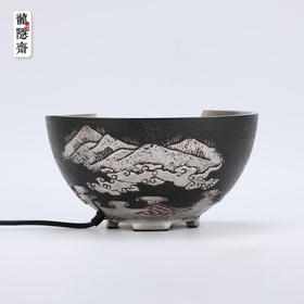 龙隐斋【铁包银】观山静音电陶炉煮茶 1000W大功率德国炉芯可定时 单炉