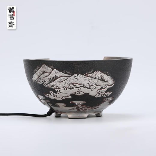 龙隐斋【铁包银】观山静音电陶炉煮茶 1000W大功率德国炉芯可定时 单炉 商品图0