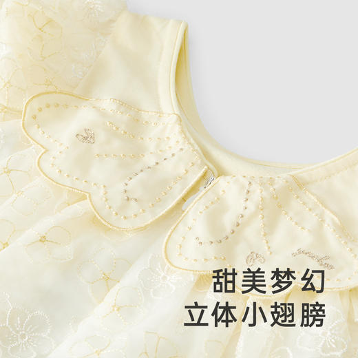 【商场同款】英氏女宝宝可爱连身衣夏季凉爽三防婴儿衣服2024新款 商品图1