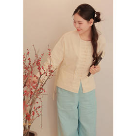 【线上专属】【清欢系列】直筒裤（24709081-云门）