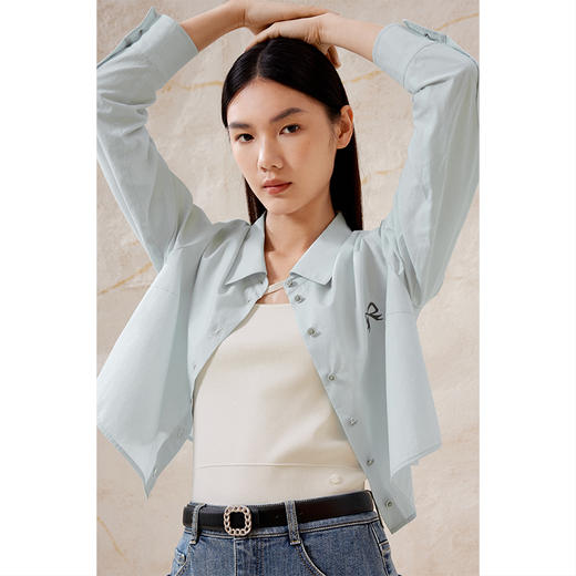 【特惠不退货】伊芙丽秋衬衫1E7122061 商品图1