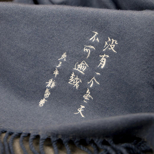 南周文创-“没有一个冬天不可逾越”围巾 徐静蕾手写款 （男女可戴） 商品图4