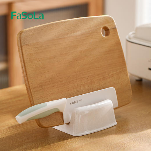 Fasola塑料锅盖砧板两用架 锅盖架厨房锅盖座 置物架 商品图10