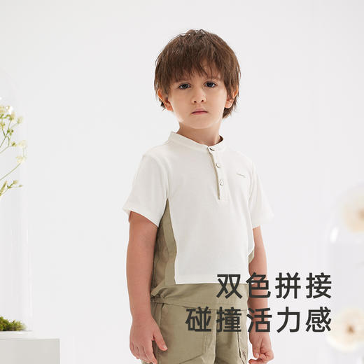 【商场同款】英氏童装T恤男宝短袖百搭婴儿衣服春夏新款 商品图1