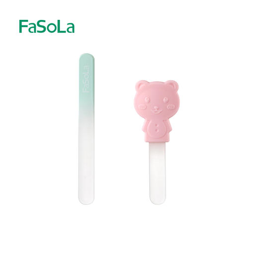FaSoLa 玻璃指甲锉刀抛光打磨条婴儿指甲细锉条双面磨甲美甲工具 商品图5