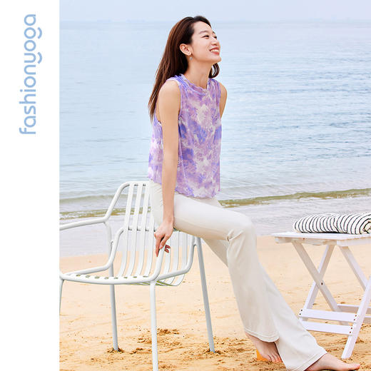 【特卖不退换】F14218水墨网纱背心外搭 商品图8