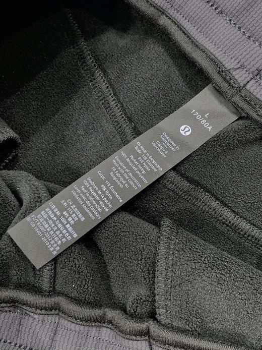 点此购买 Lululemon秋冬男士商务休闲奥粒绒束脚长裤 gx 280553 商品图13